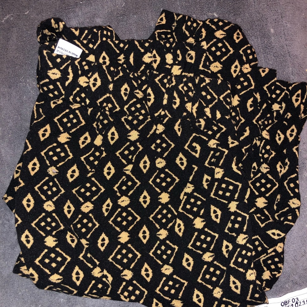 Tribal print flowy pants